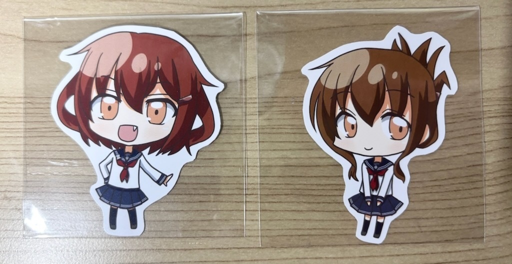 艦これ 第六駆逐隊ペアステッカー(+単体)