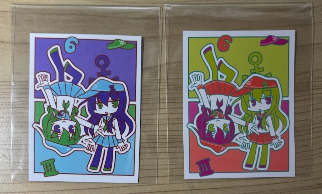 艦これ 第六駆逐隊ペアステッカー(+単体)