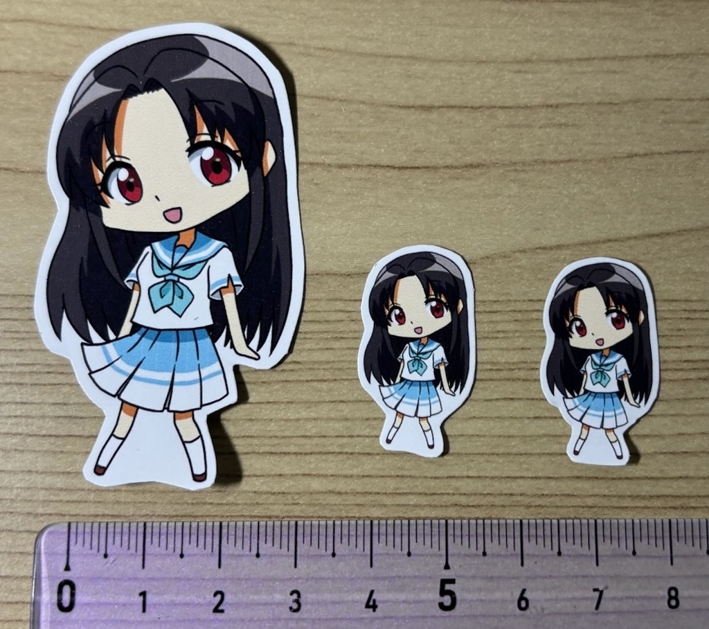 ユーフォ 中田いちご/梶原支音 ステッカーセット