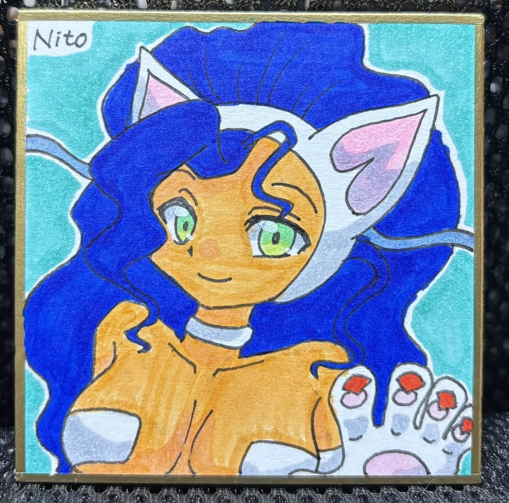 ヴァンパイアセイヴァー 手描き豆色紙