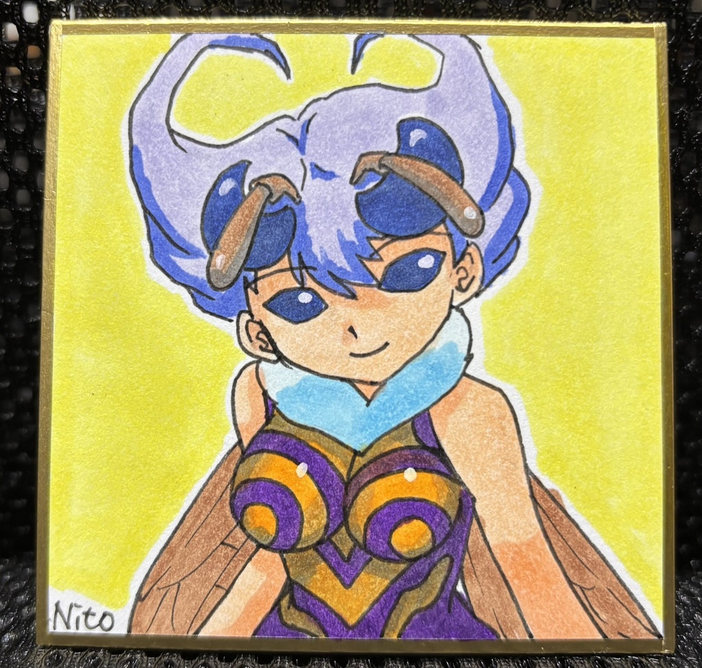 ヴァンパイアセイヴァー 手描き豆色紙