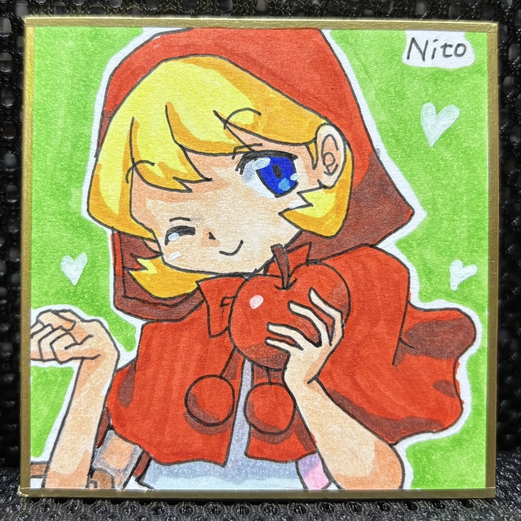 ヴァンパイアセイヴァー 手描き豆色紙