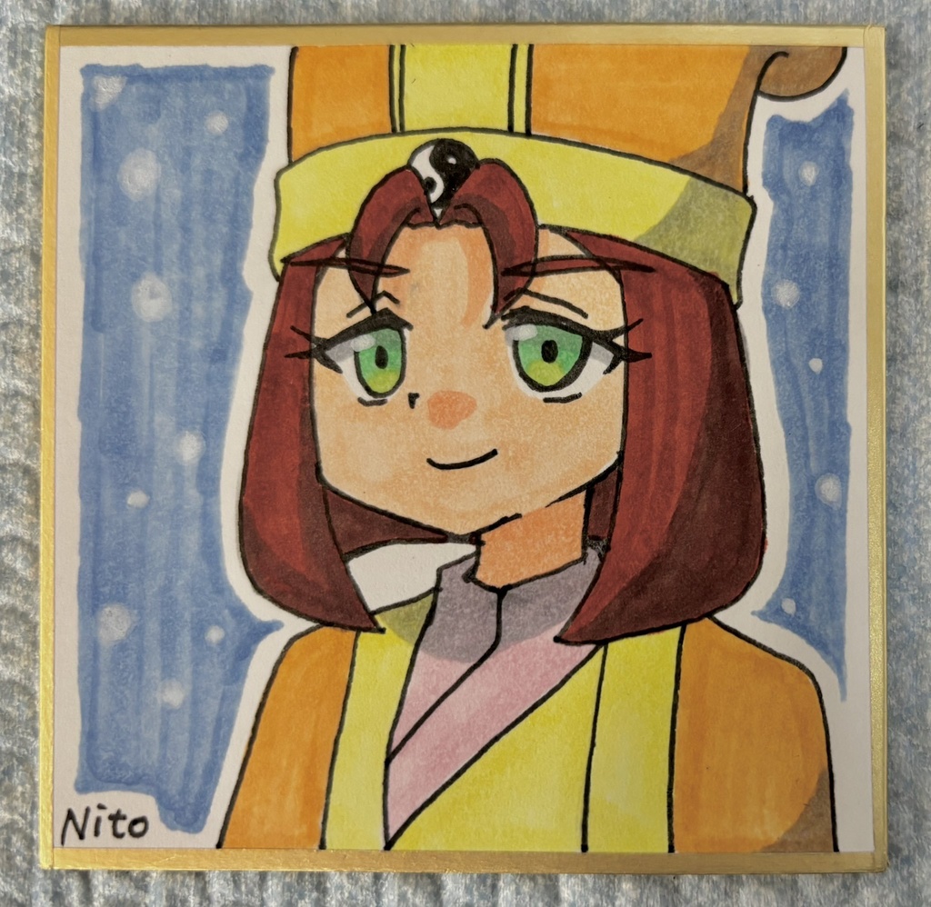 ヴァンパイアセイヴァー 手描き豆色紙