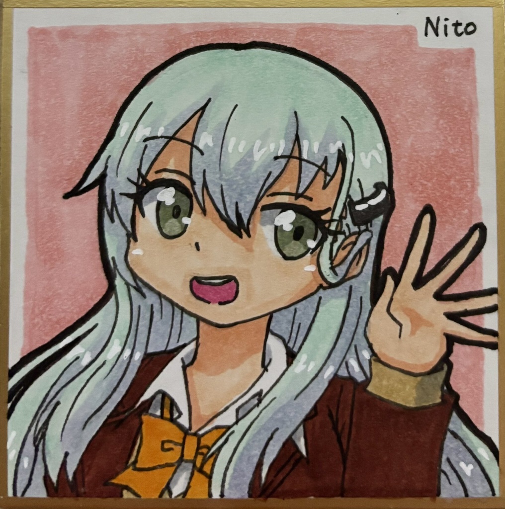 艦これ 手描き豆色紙いろいろ