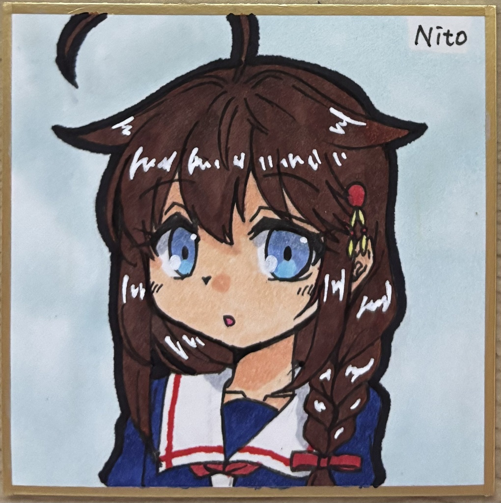 艦これ 手描き豆色紙いろいろ