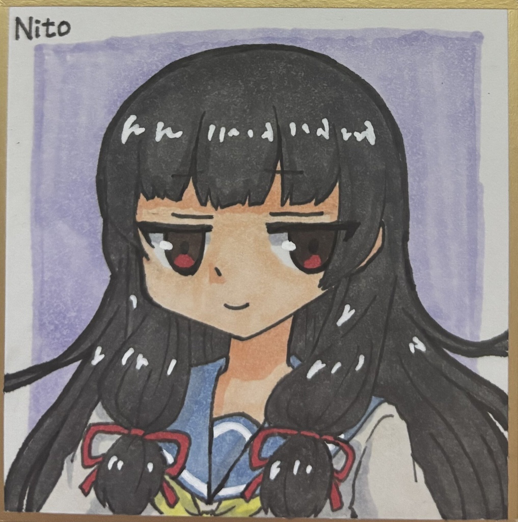 艦これ 手描き豆色紙いろいろ