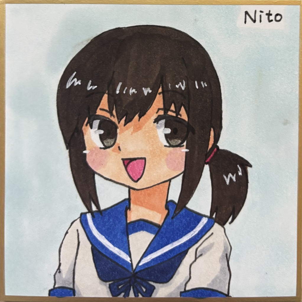 艦これ 手描き豆色紙いろいろ