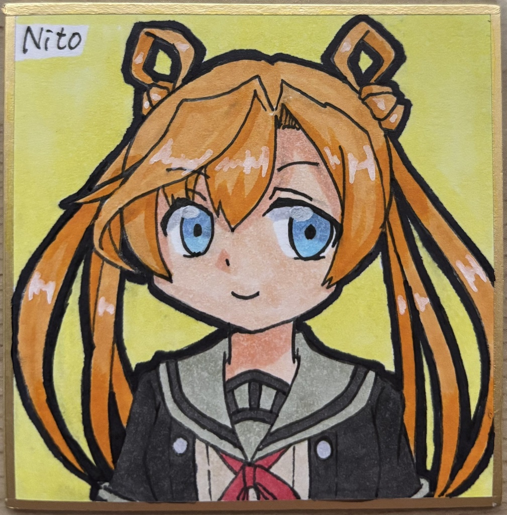 艦これ 手描き豆色紙いろいろ