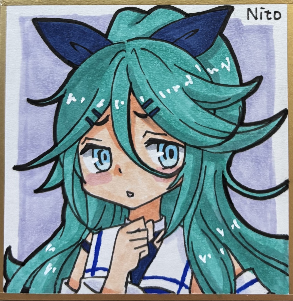 艦これ 手描き豆色紙いろいろ