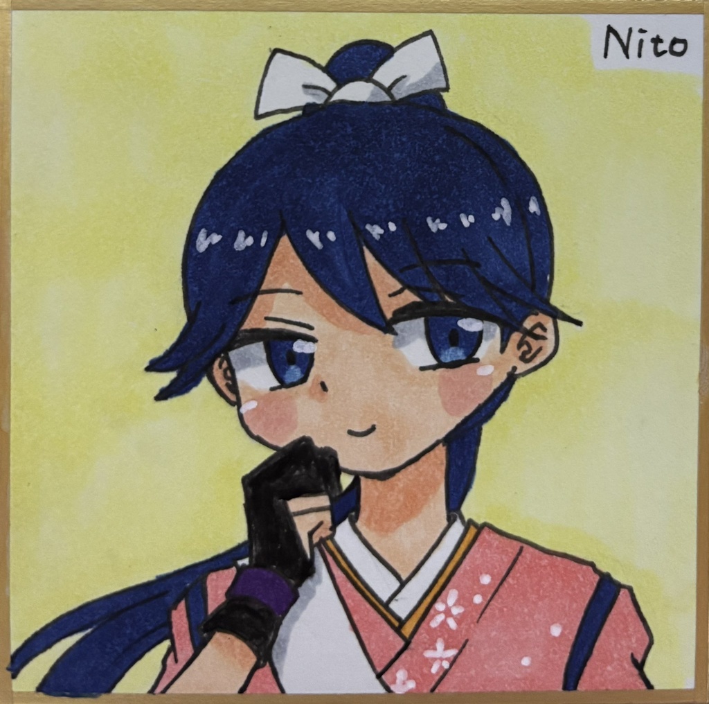 艦これ 手描き豆色紙いろいろ