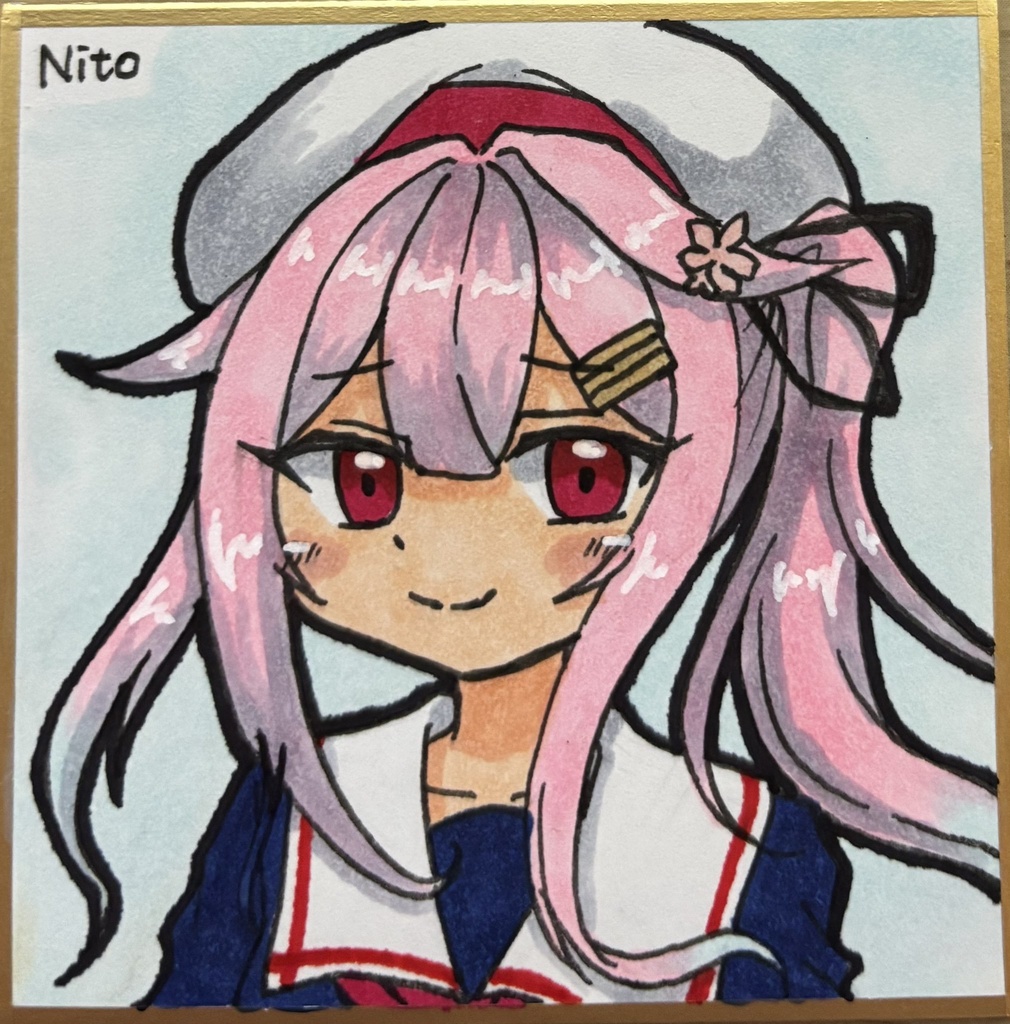 艦これ 手描き豆色紙いろいろ