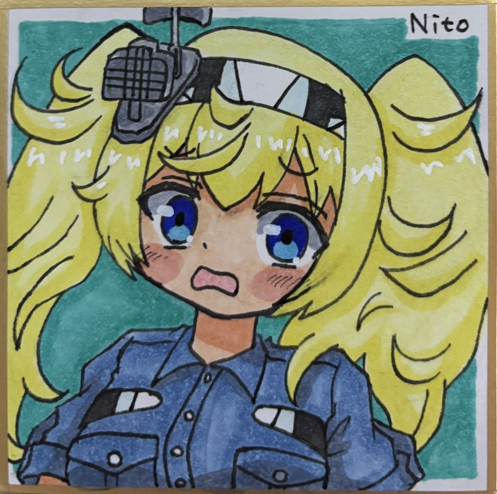 艦これ 手描き豆色紙いろいろ