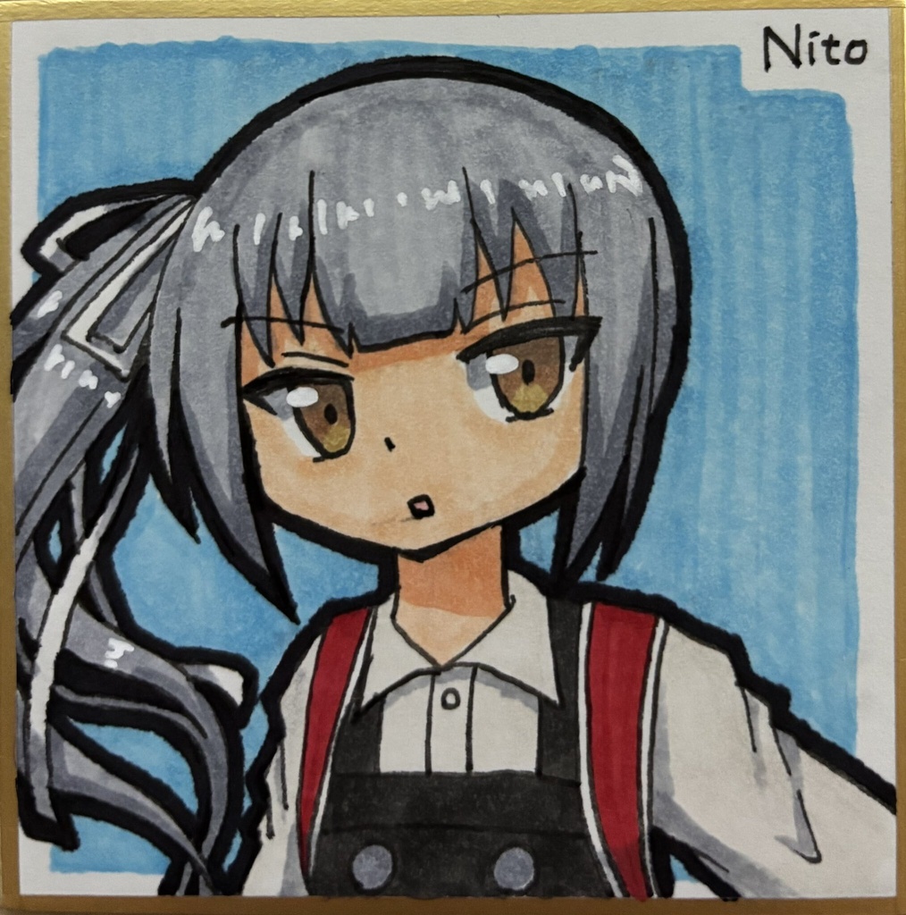 艦これ 手描き豆色紙いろいろ