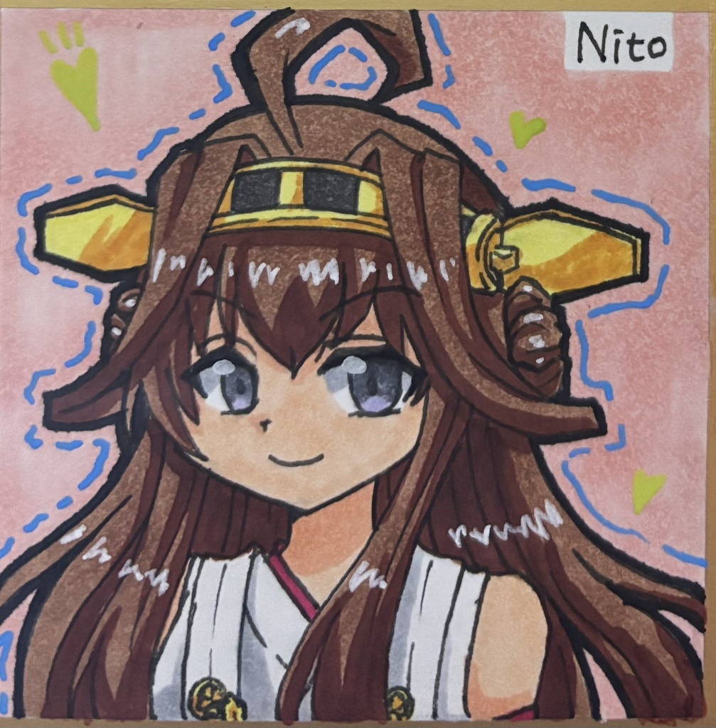 艦これ 手描き豆色紙いろいろ