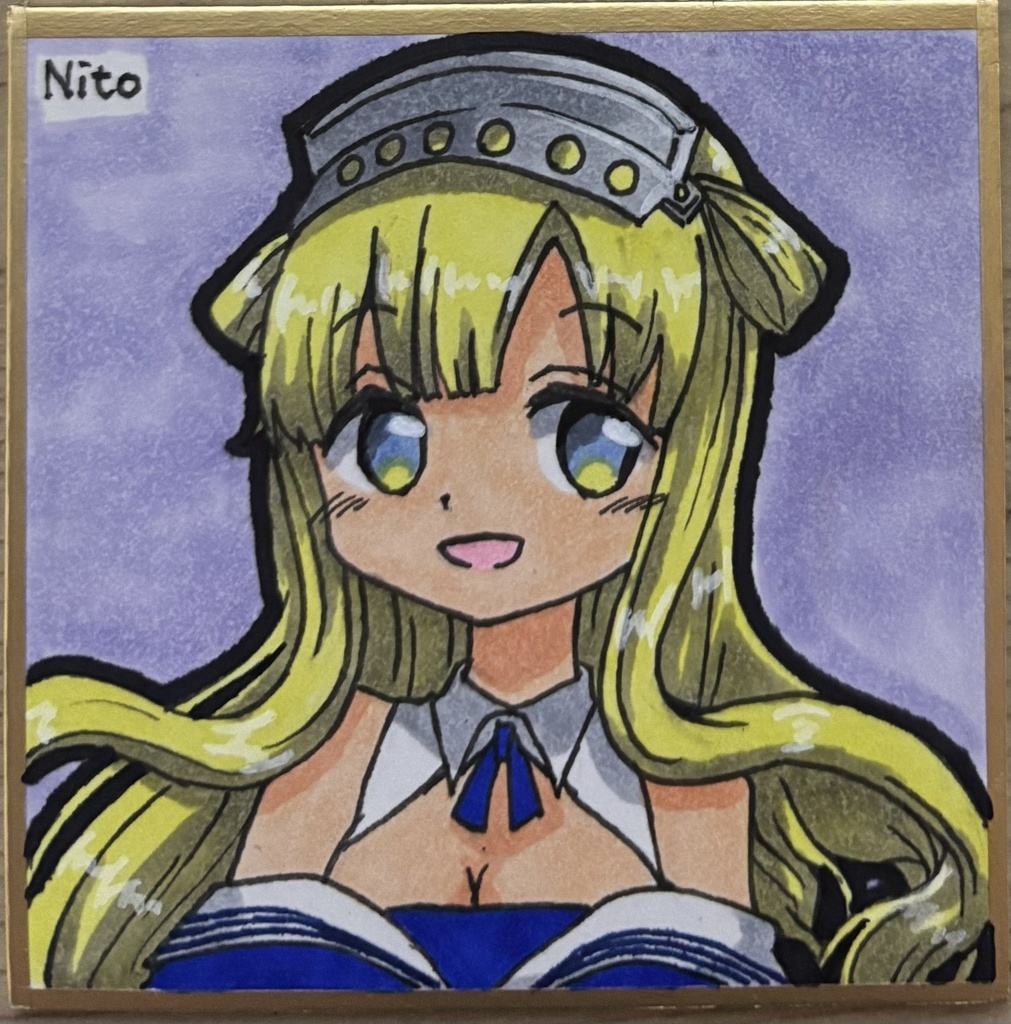 艦これ 手描き豆色紙いろいろ