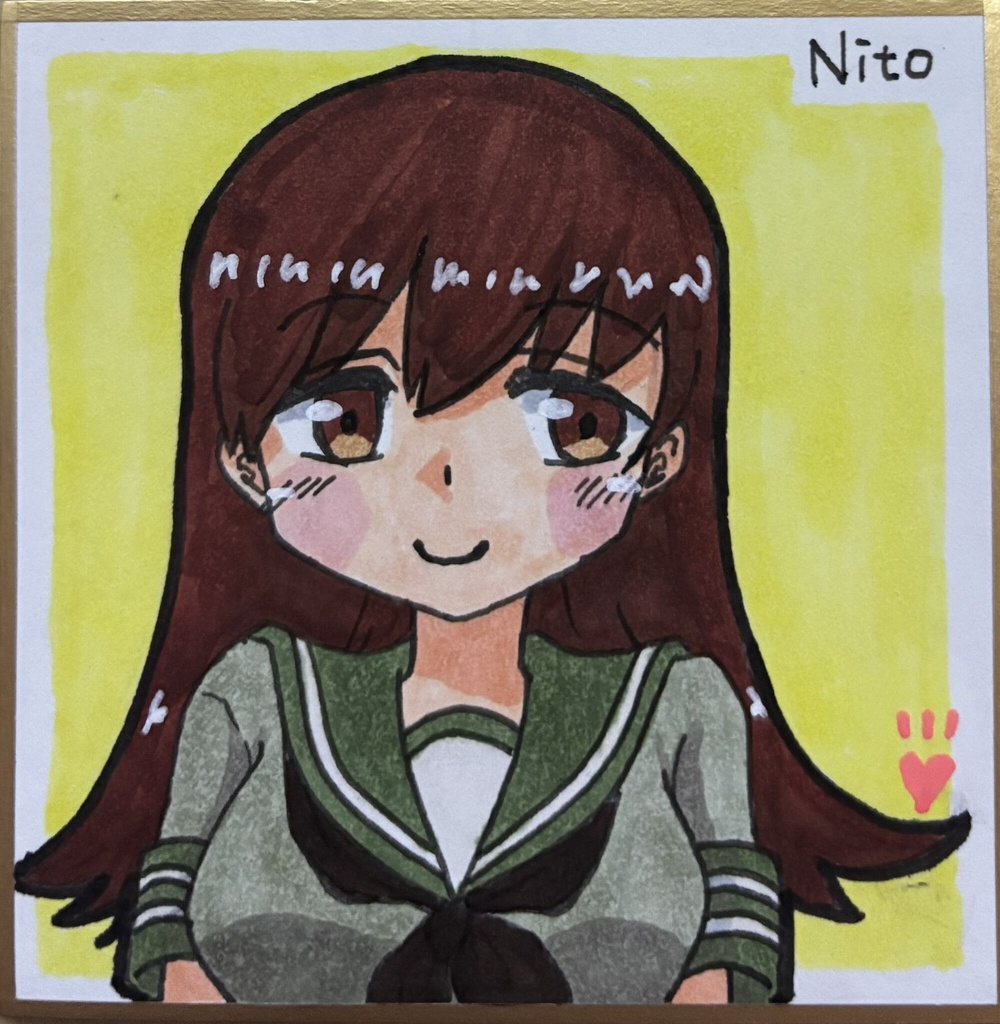 艦これ 手描き豆色紙いろいろ