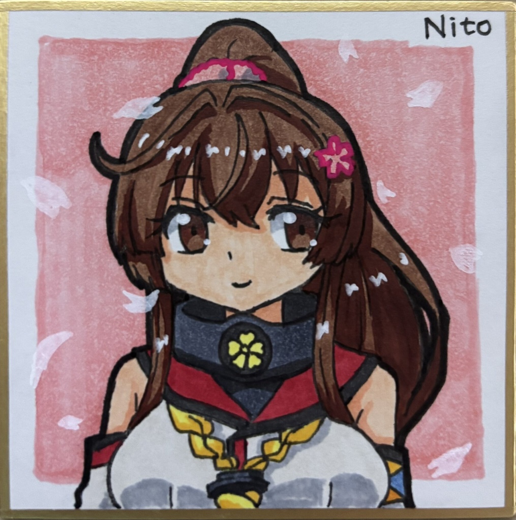 艦これ 手描き豆色紙いろいろ