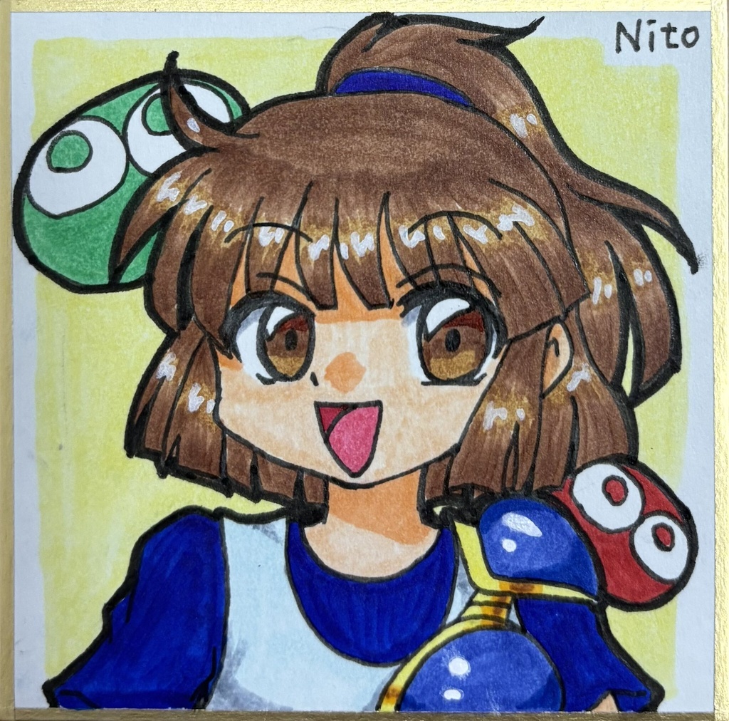 あの頃のゲーム/アニメ/漫画中心豆色紙いろいろ