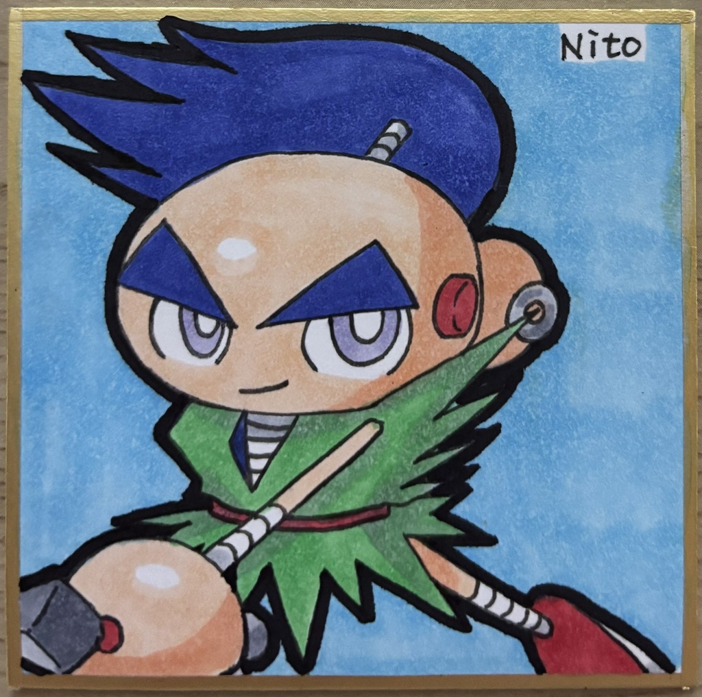 あの頃のなつかしいゲーム/アニメ/漫画中心豆色紙いろいろ