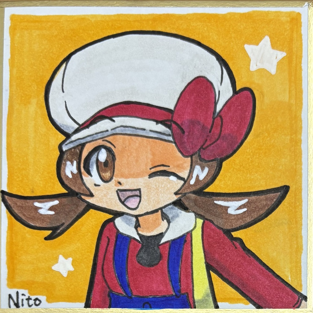 pk手描き豆色紙
