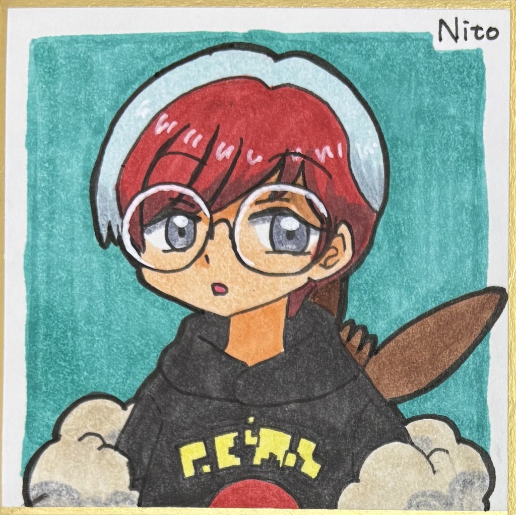 pk手描き豆色紙