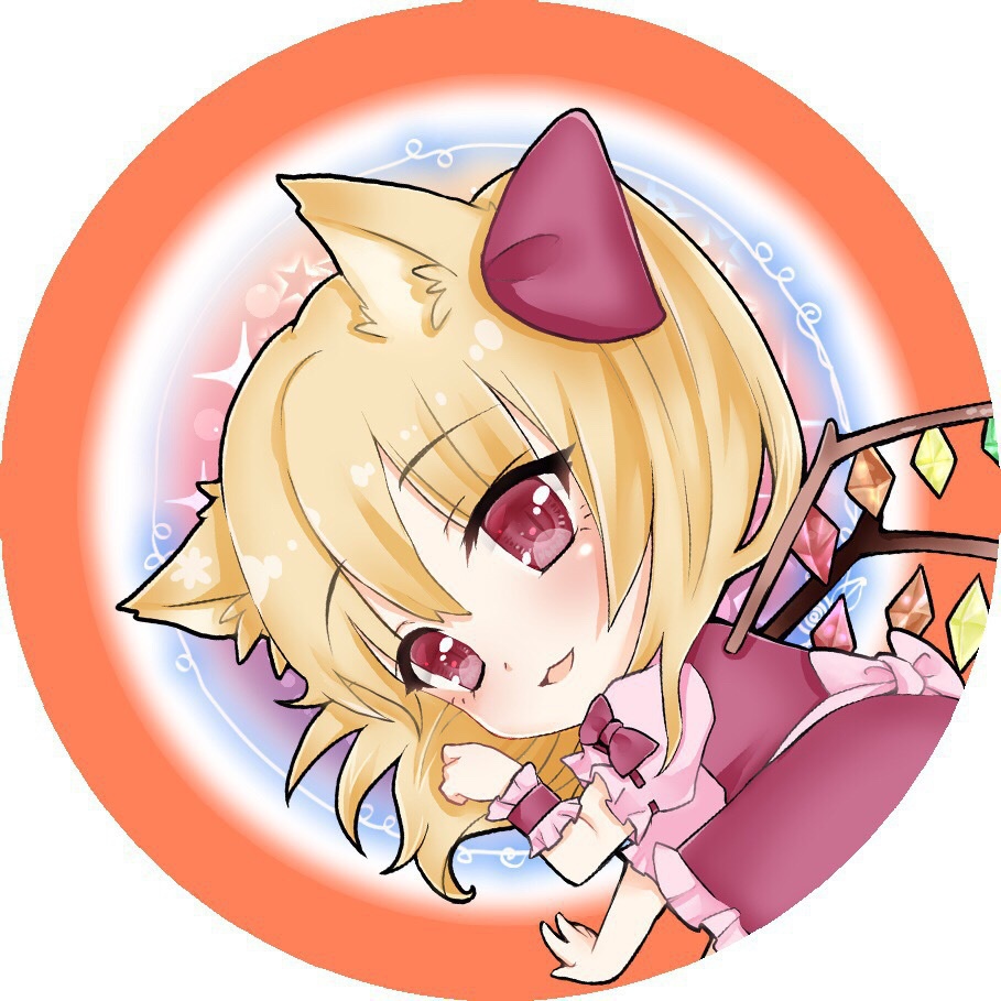 東方フランにゃん缶バッチ57mm
