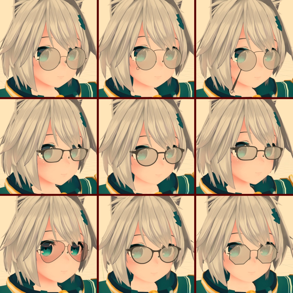 17_Glasses(3Dモデル)