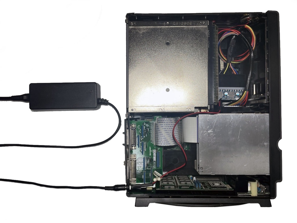 X68000 Compact用 ATX電源接続ケーブル