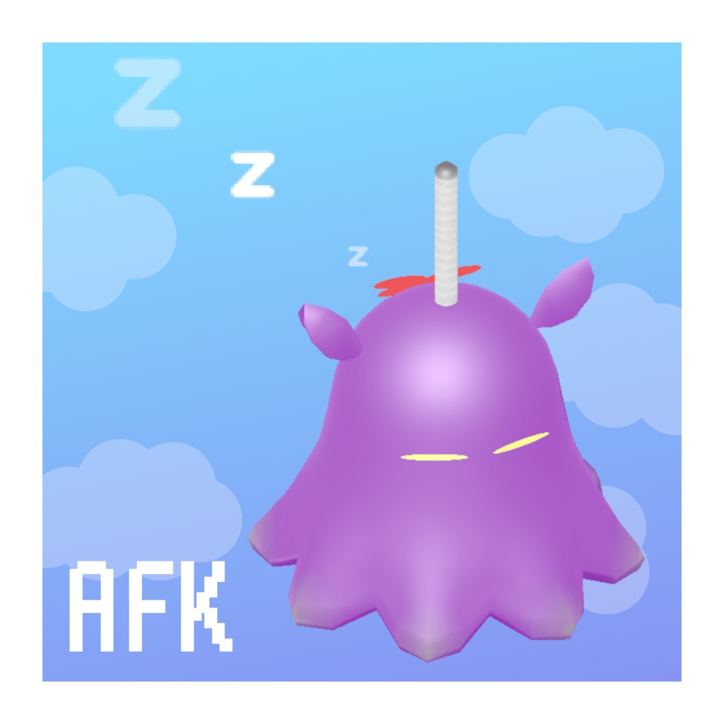 オリジナル3Dモデル「ぼんだこ」