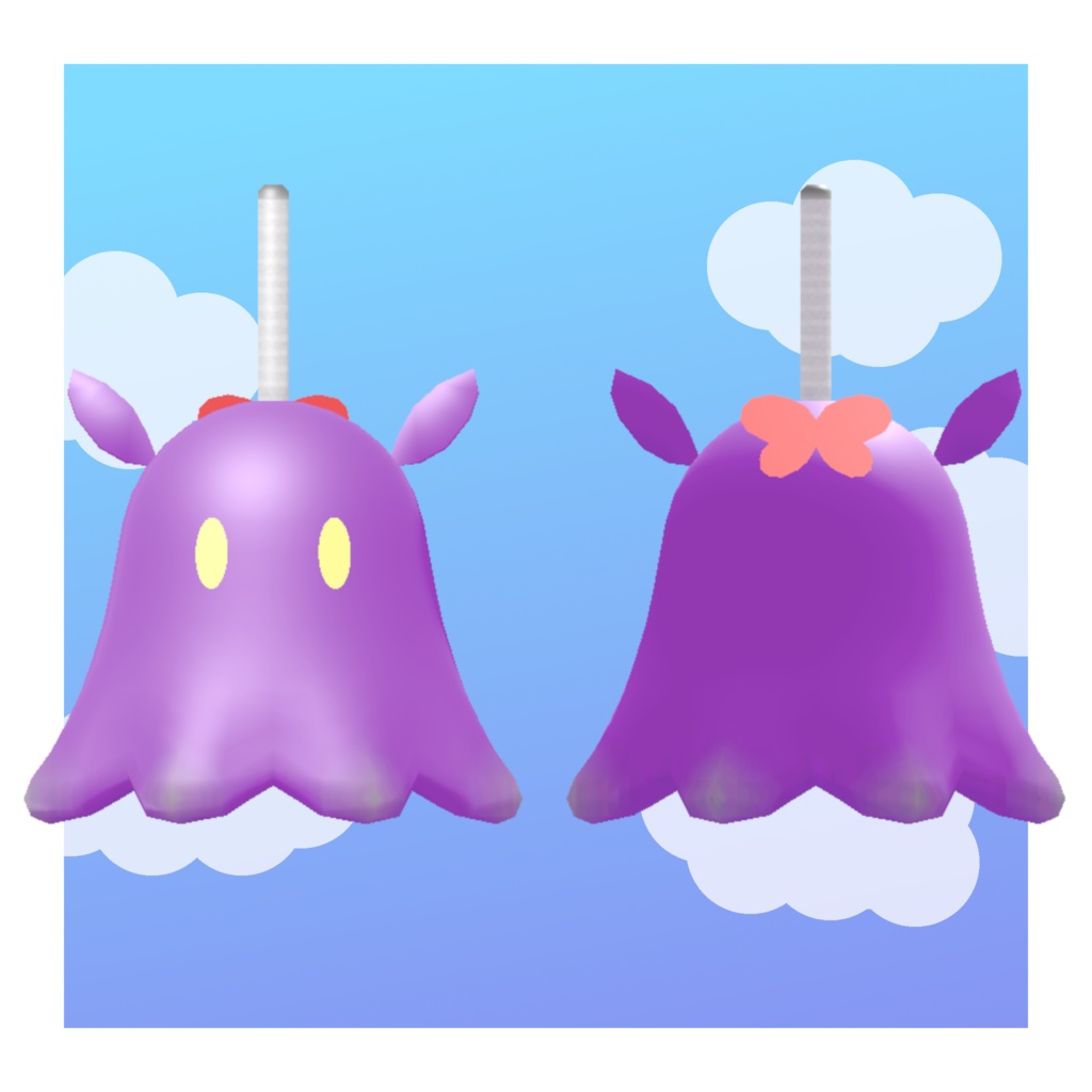 オリジナル3Dモデル「ぼんだこ」