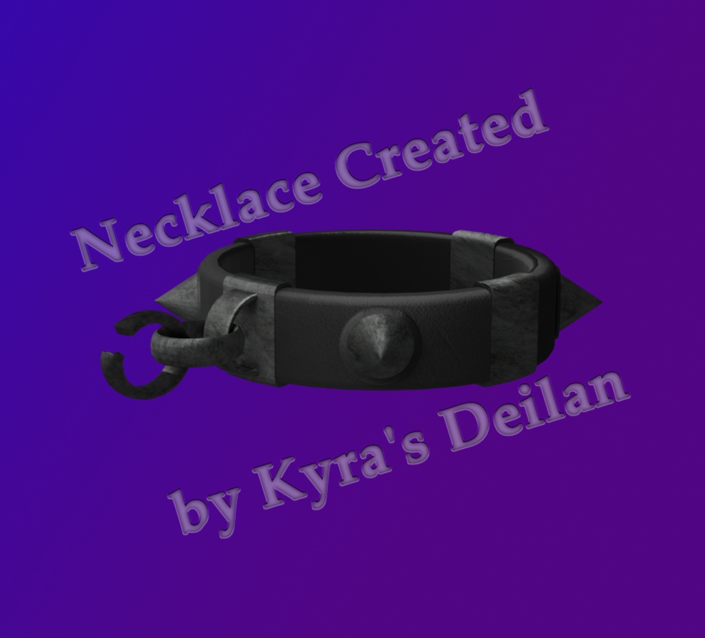 Necklace Kyra's Rustic Low Poly