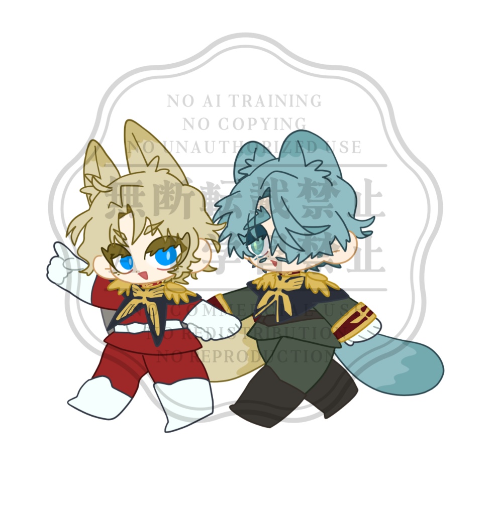 きつたぬ両面アクリルスタンド