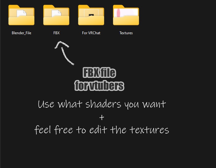 Sakura Bunny Ears. FBX + Blend file + Unity prefab +Rigged