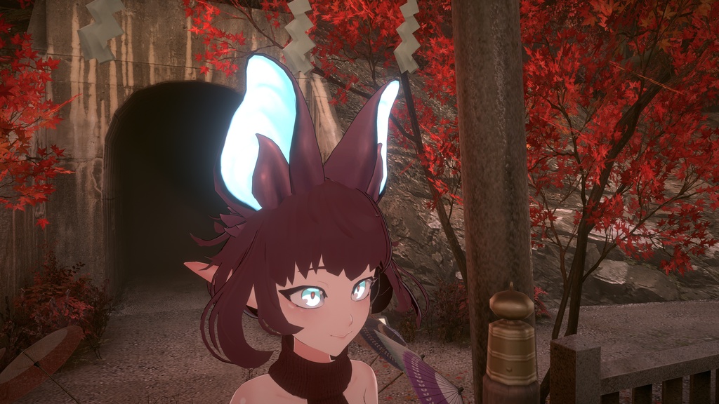 Bat ears - Glow in the dark - Prefab + fbx