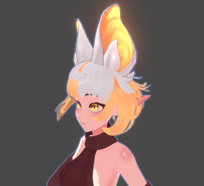 Bat ears - Glow in the dark - Prefab + fbx