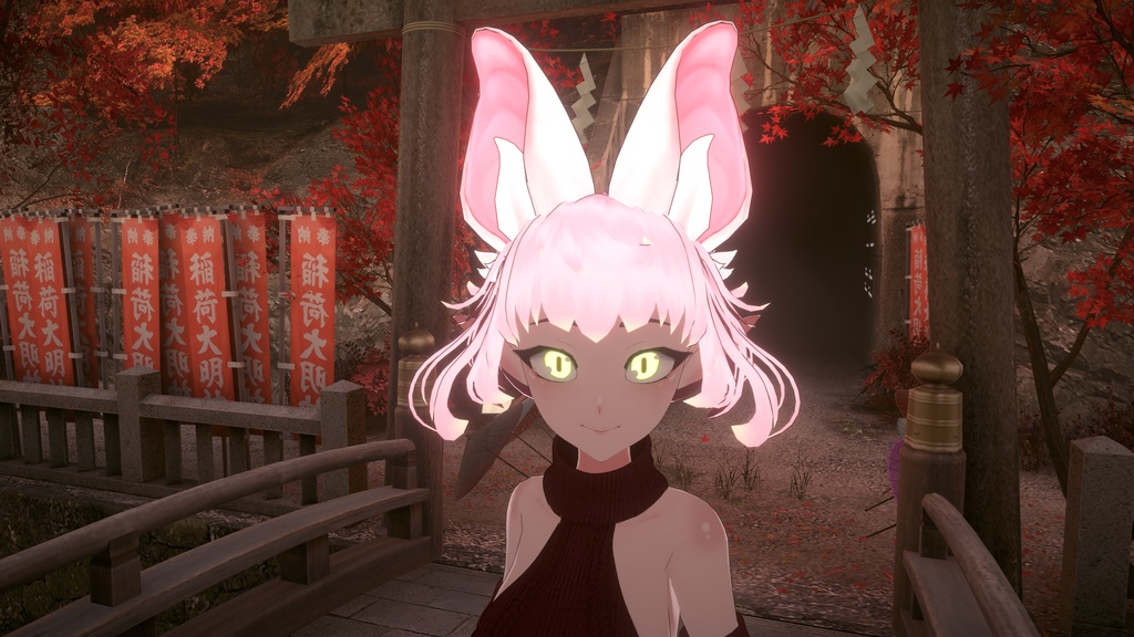 Bat ears - Glow in the dark - Prefab + fbx