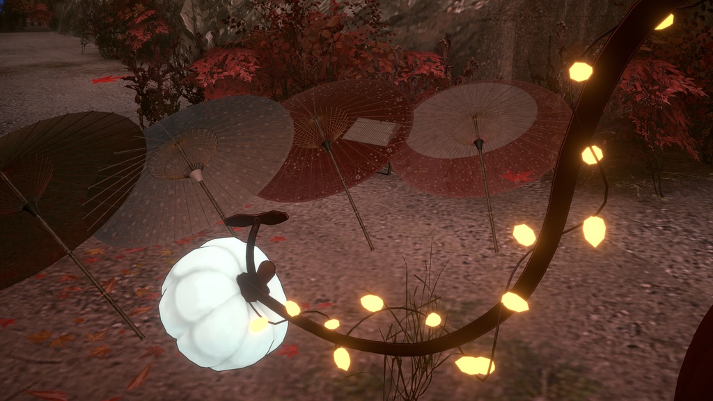 Pumpkin Tail | unity prefab | FBX | VRChat | halloween