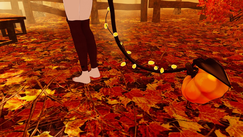 Pumpkin Tail | unity prefab | FBX | VRChat | halloween