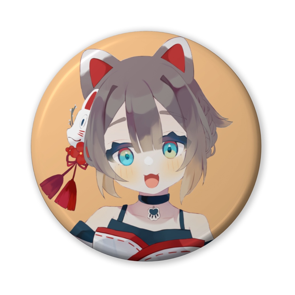 いぬまる缶バッジ🐶B