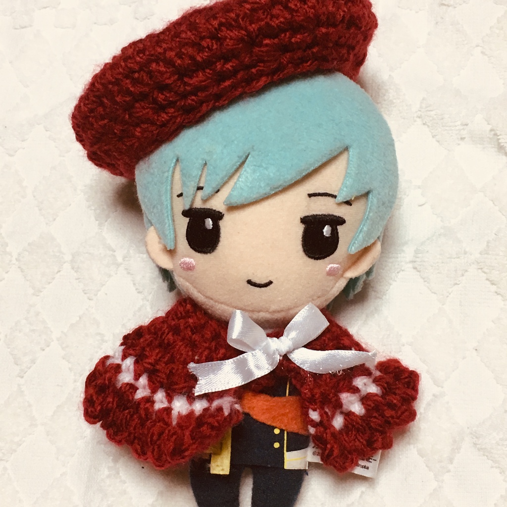 もこもこ 真っ赤なベレー帽