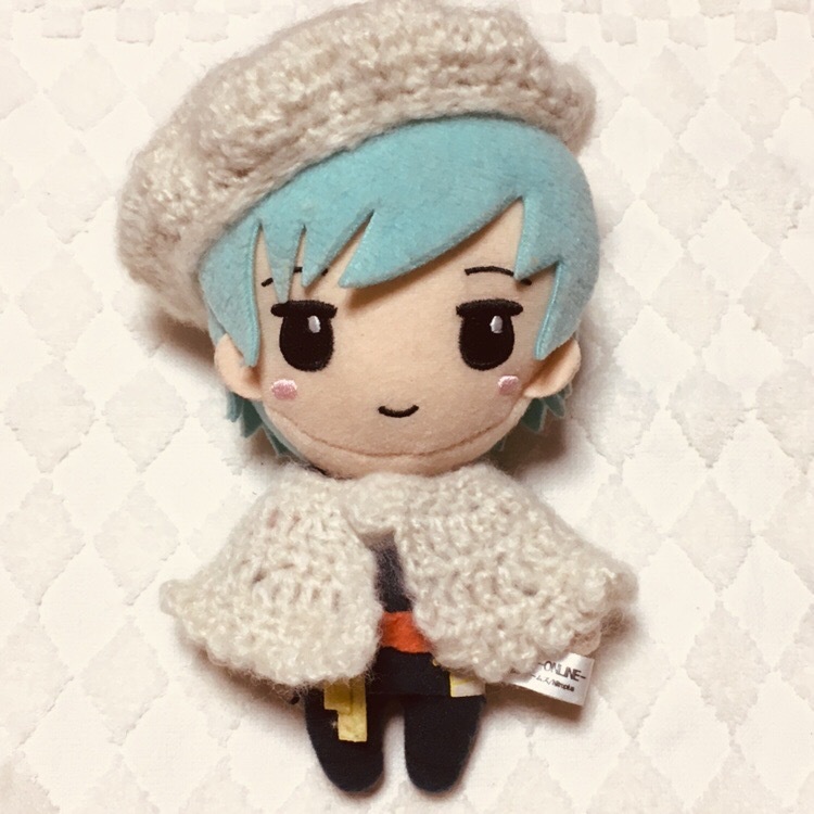 モヘアベレー帽ケープ アイボリー