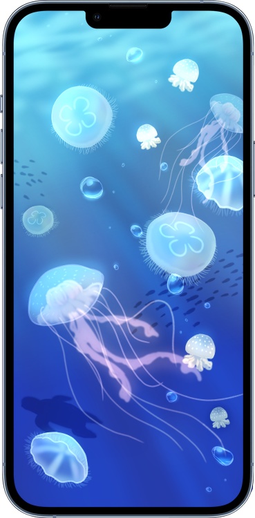 【スマホ用壁紙】海月