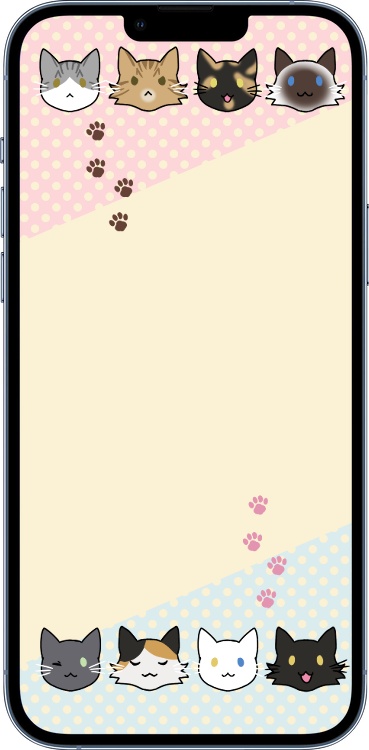 【スマホ用壁紙】猫