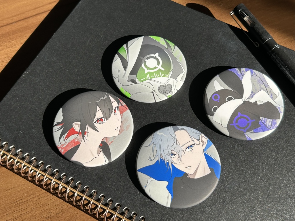 【缶バッジ】集団幻覚缶バッジ