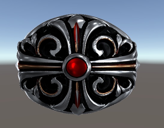 Gothic Core Cross RingΩ|ゴシックコアクロスリングΩ