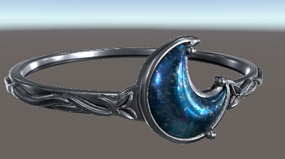 Luna Glow Crescent Ring|月光リング