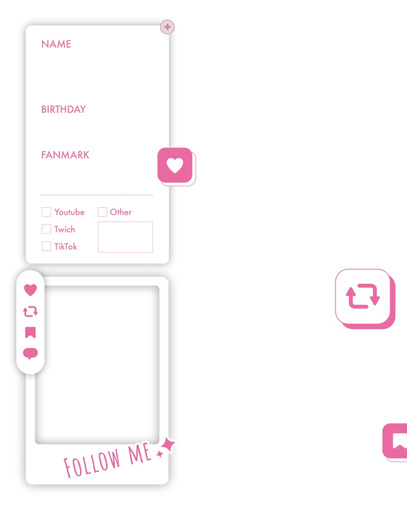 Vtuberフォロー祭りにも使える!プロフィール素材