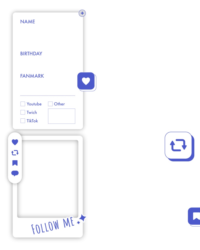 Vtuberフォロー祭りにも使える!プロフィール素材