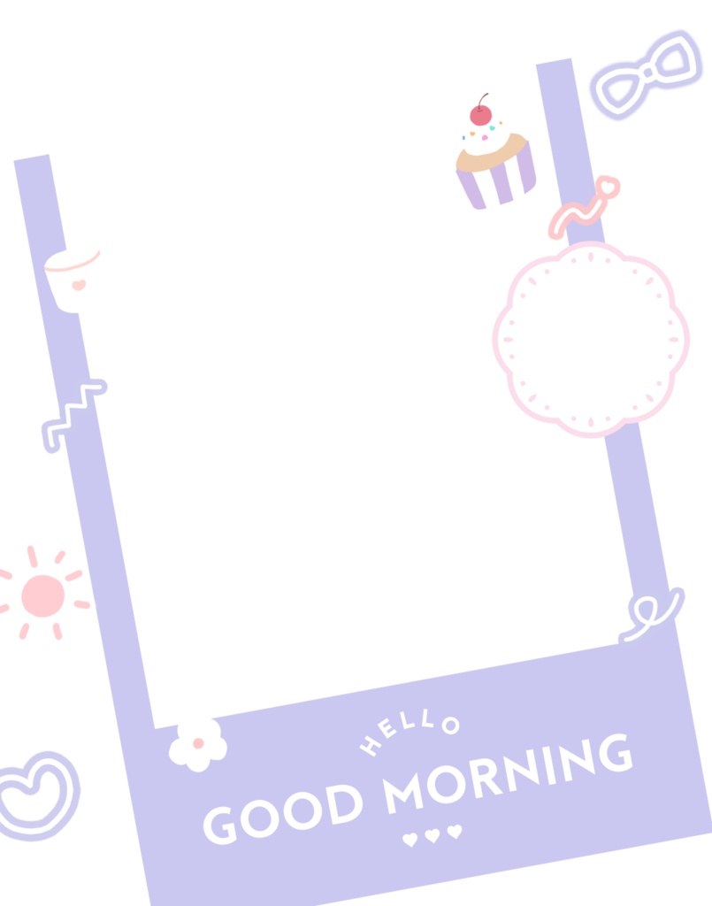 チェキ風おはようVtuber