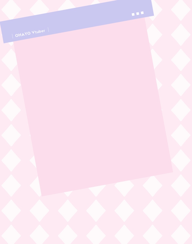 チェキ風おはようVtuber